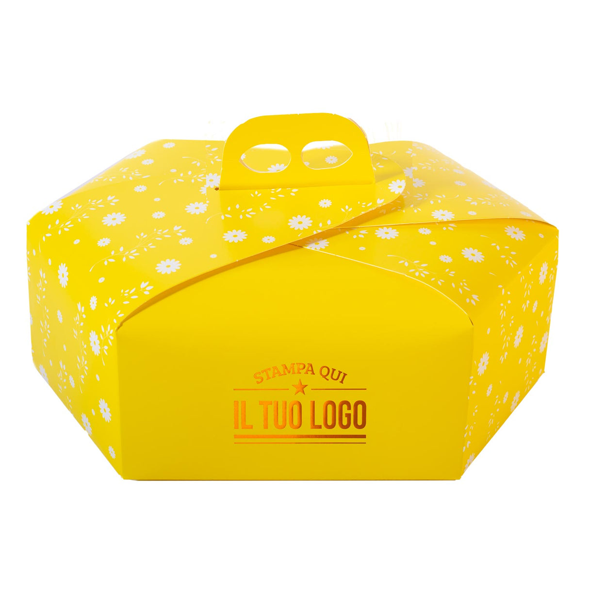 Scatola Colomba Esagonale Margherita Personalizzat