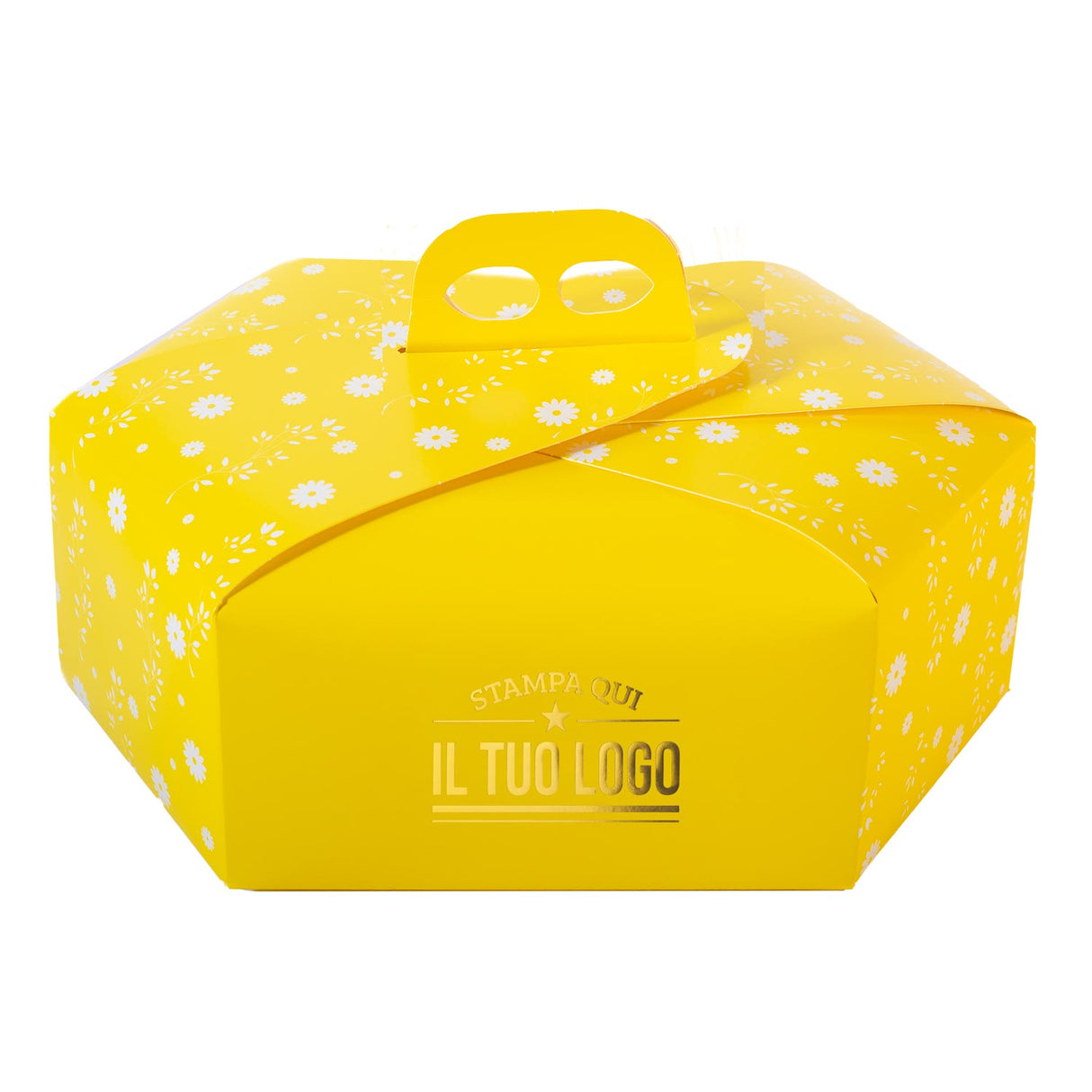 Scatola Colomba Esagonale Margherita Personalizzat