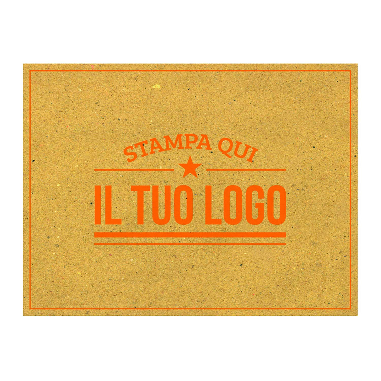 Tovagliette Cartapaglia Personalizzata con Logo