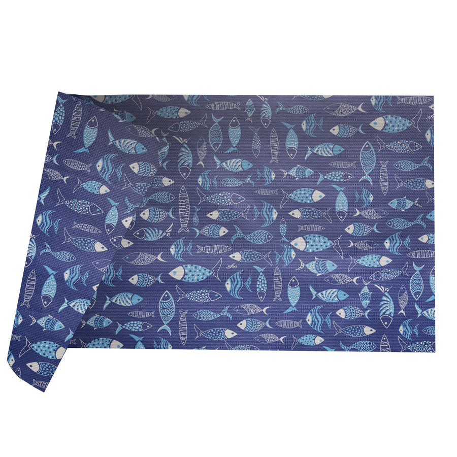 Tovaglia Coprimacchia Monouso Blue Fish