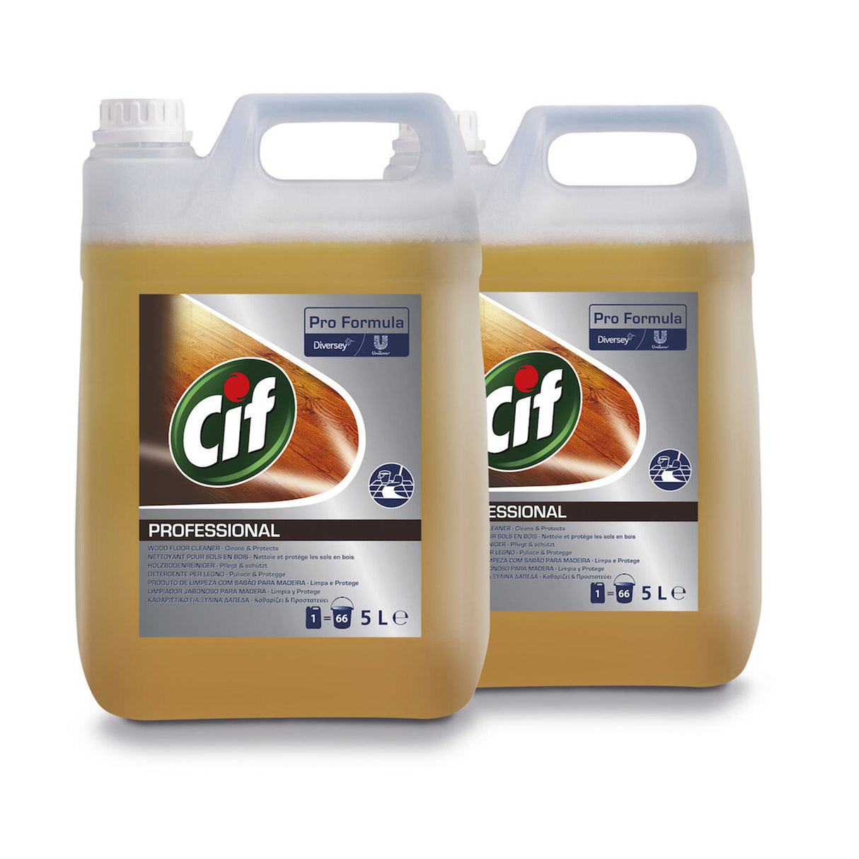 Cif detergente professionale per legno