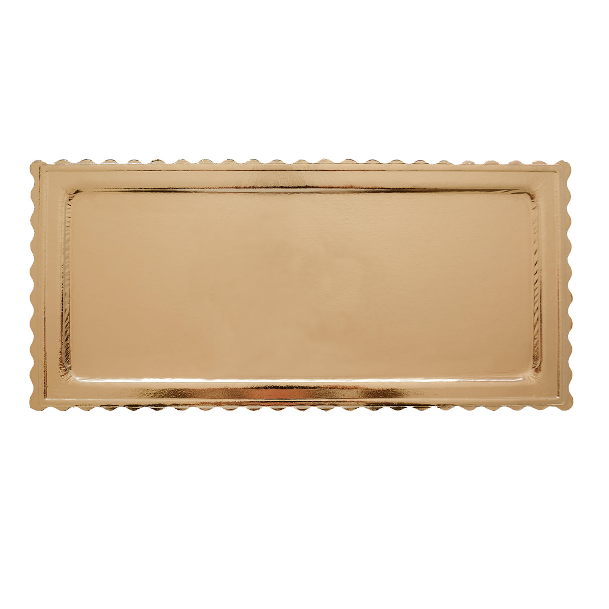 Vassoio pasticceria rettangolare lungo lucido