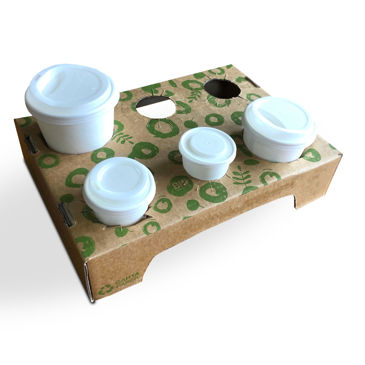 Vassoio Porta Bicchieri di Cartone