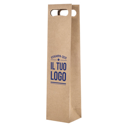 Shopper Natural Personalizzata Manico Fagiolo