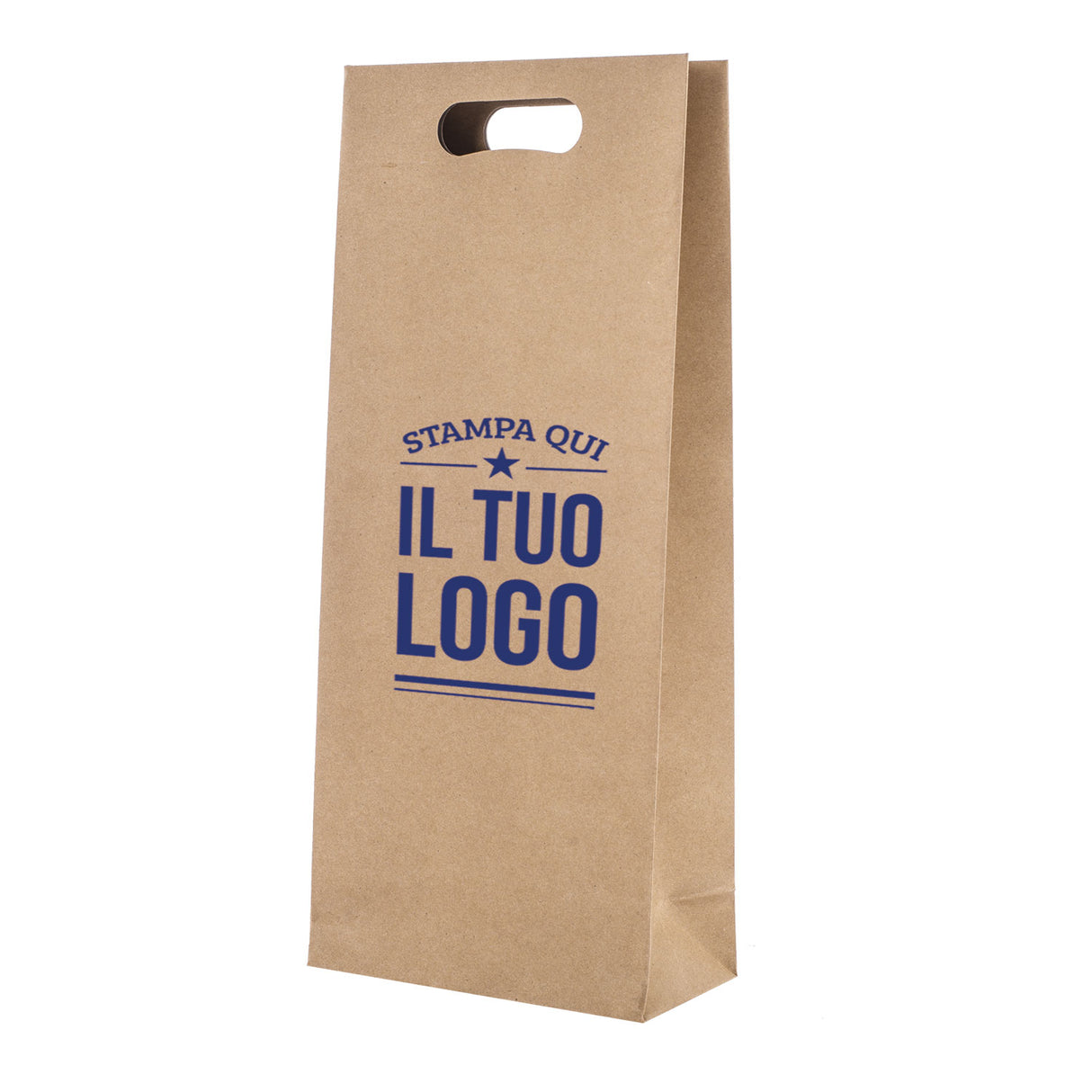 Shopper Natural Personalizzata Manico Fagiolo