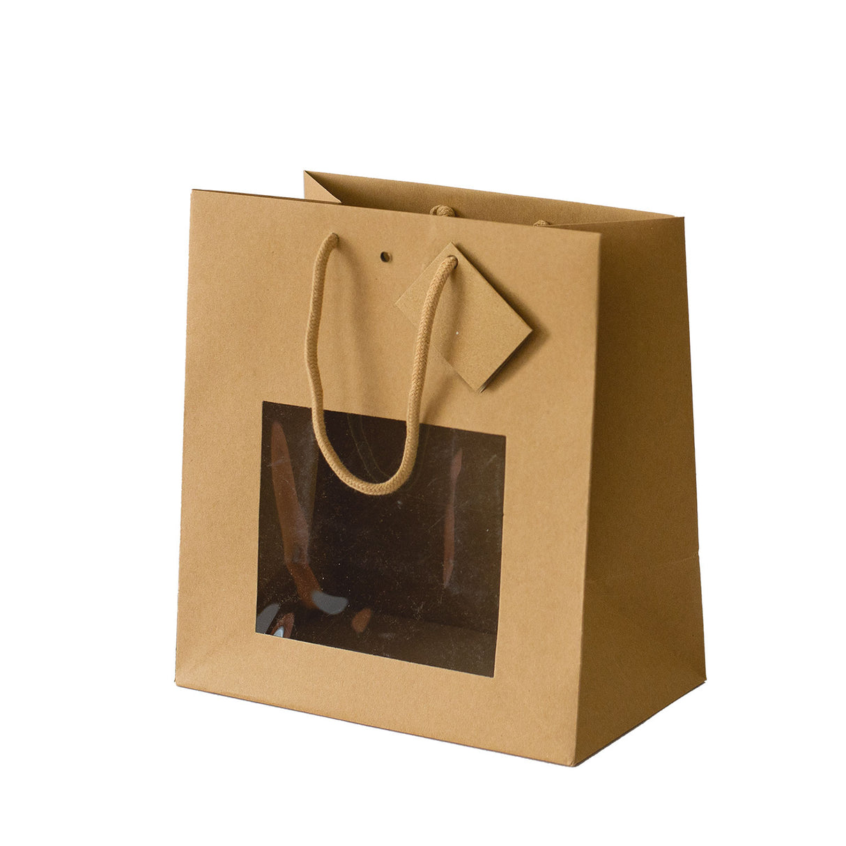 Shopper Carta Kraft Lusso c/finestra