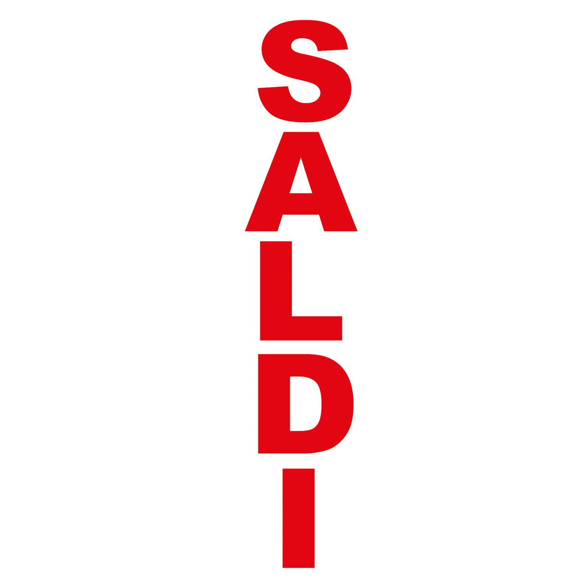 Adesivo Personalizzato Per Vetrine 35x25 Cm - Per Promozioni, Sconti E Saldi, Stampato Con Il Tuo Testo E Logo