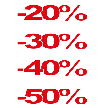 Vetrofania Percentuali Mix