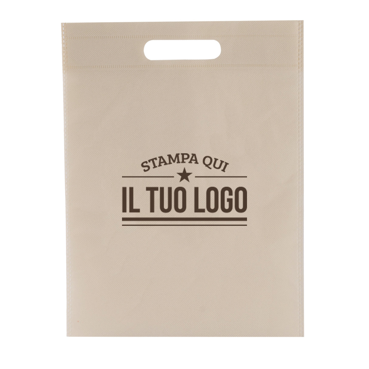 Shopper TNT manico Fustellato Personalizzabile