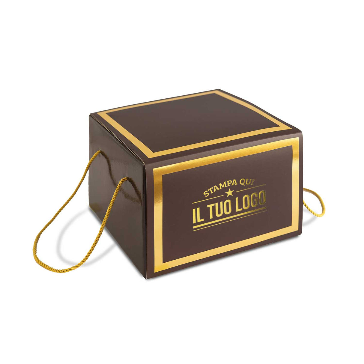 Portapanettone Alto 1 kg con Fascia Personalizzata