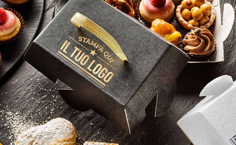 Confezioni personalizzate per bar pasticceria