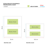 Scatola Baulotto con Maniglia, Personalizzata a Colori