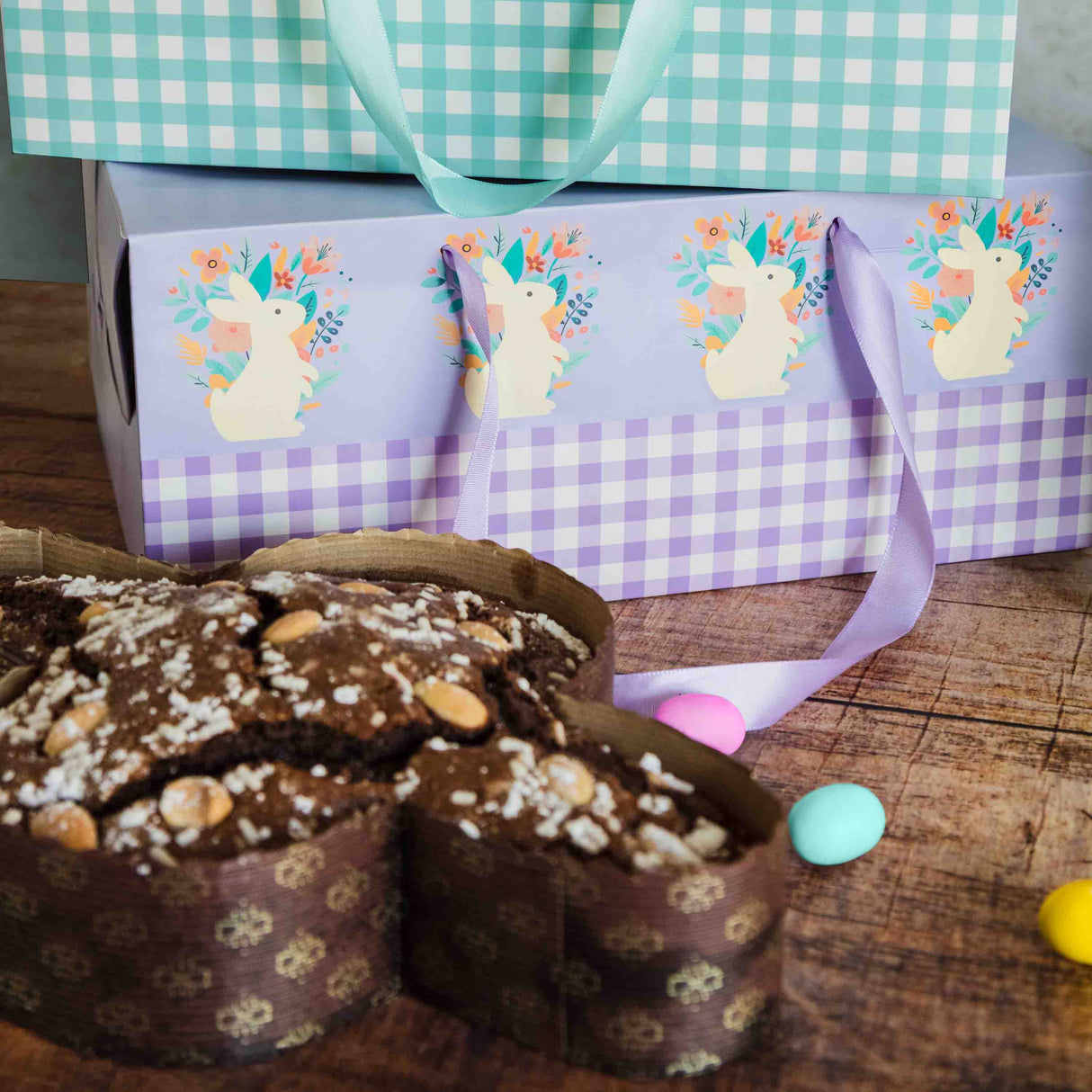 Bag Box Portacolomba Quadretti Mix