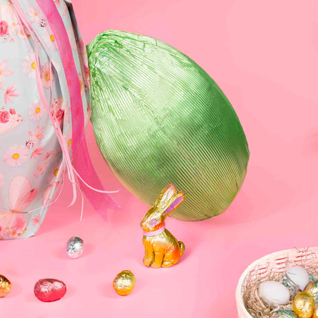 Fogli alluminio pieghettato per uova di Pasqua