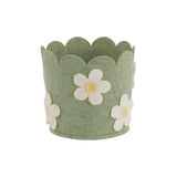 Set 2 Cestini in Feltro Fiorellini