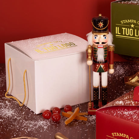 Portapanettone Lucido Alto 1KG Personalizzabile
