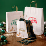 Shopper Winter con cordino oro Personalizzabile