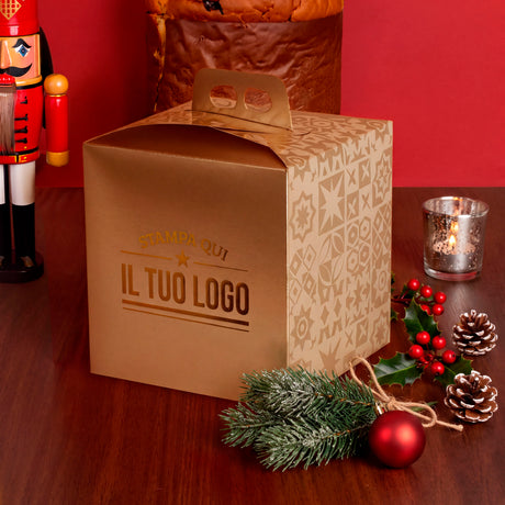 Portapanettone Alto 1KG Personalizzabile
