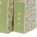 Buste Shopper Carta Erba Botanic con Manici in Carta Ritorta