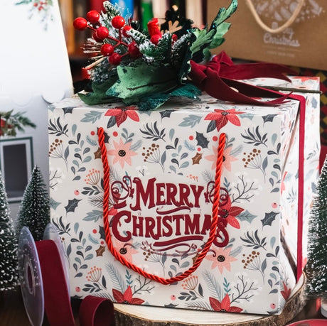 Bag Box Natalizia Flower Christmas