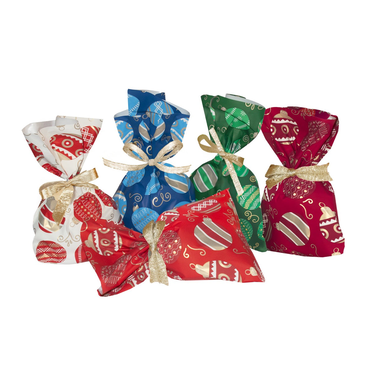 Buste Regalo Palline di Natale Mix 40 my.