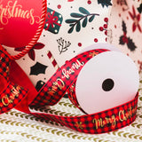 Nastro Quadretti Merry Christmas