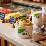 Coppette Gelato Bio in Cartoncino e MaterBi