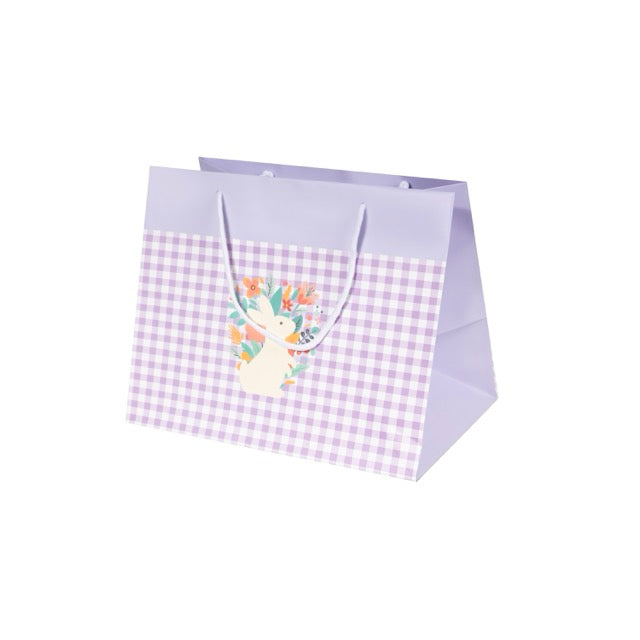 Shopper Lusso Quadretti Fondo Largo Mix