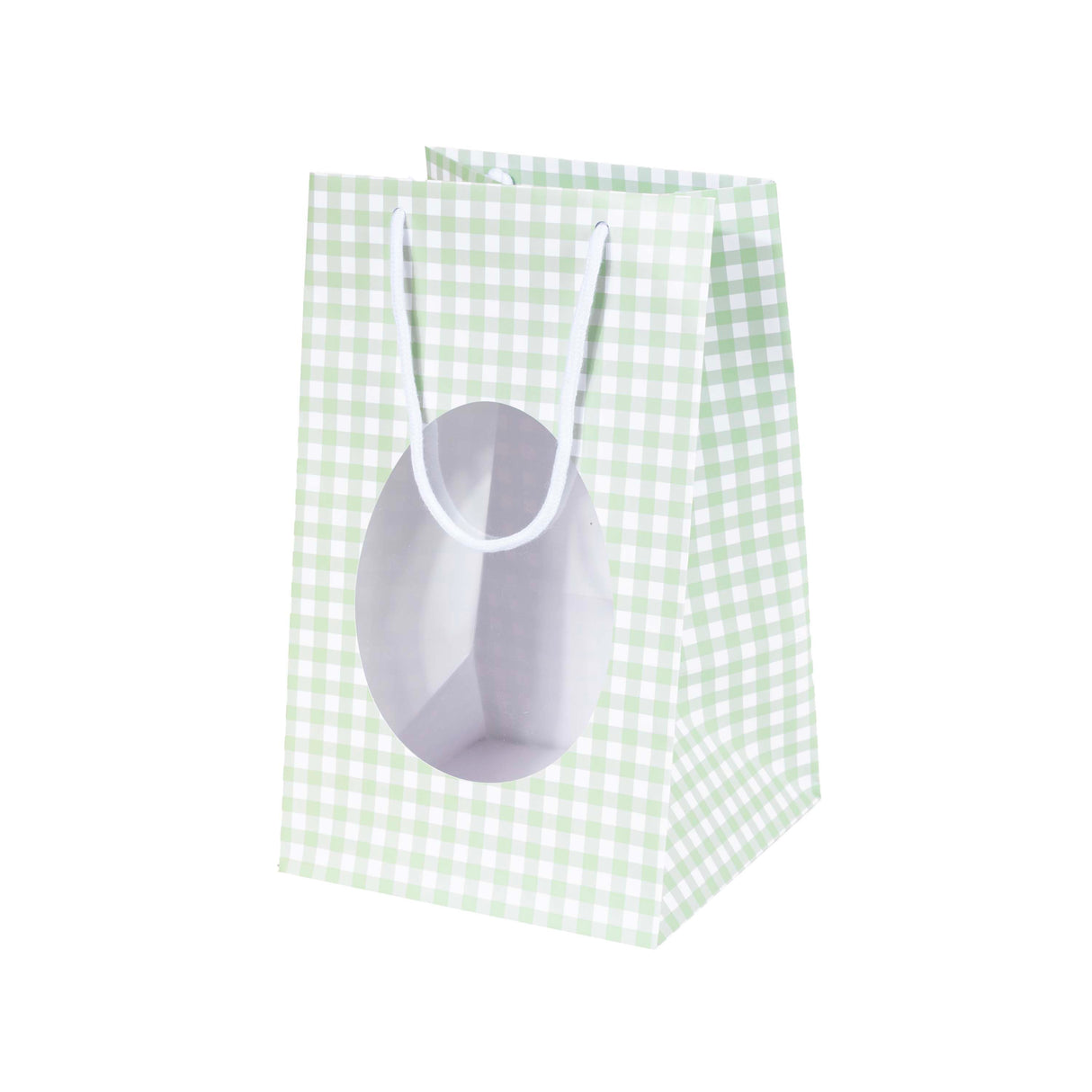 Shopper per Uovo di Pasqua Quadretti Mix con finestra