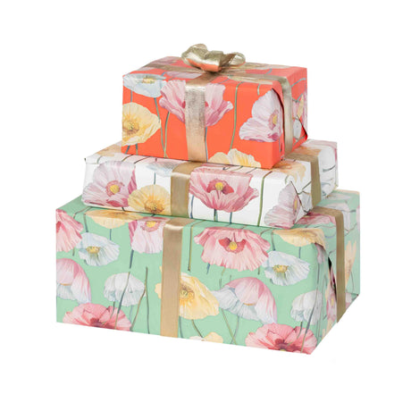 Bobina per Confezioni Fantasia Papavero mt 25x1