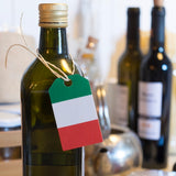 Tag in Legno Tricolore