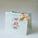Shopper Carta Lusso Rabbit Fondo Largo
