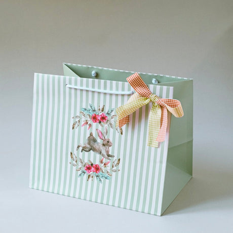 Shopper Carta Lusso Rabbit Fondo Largo