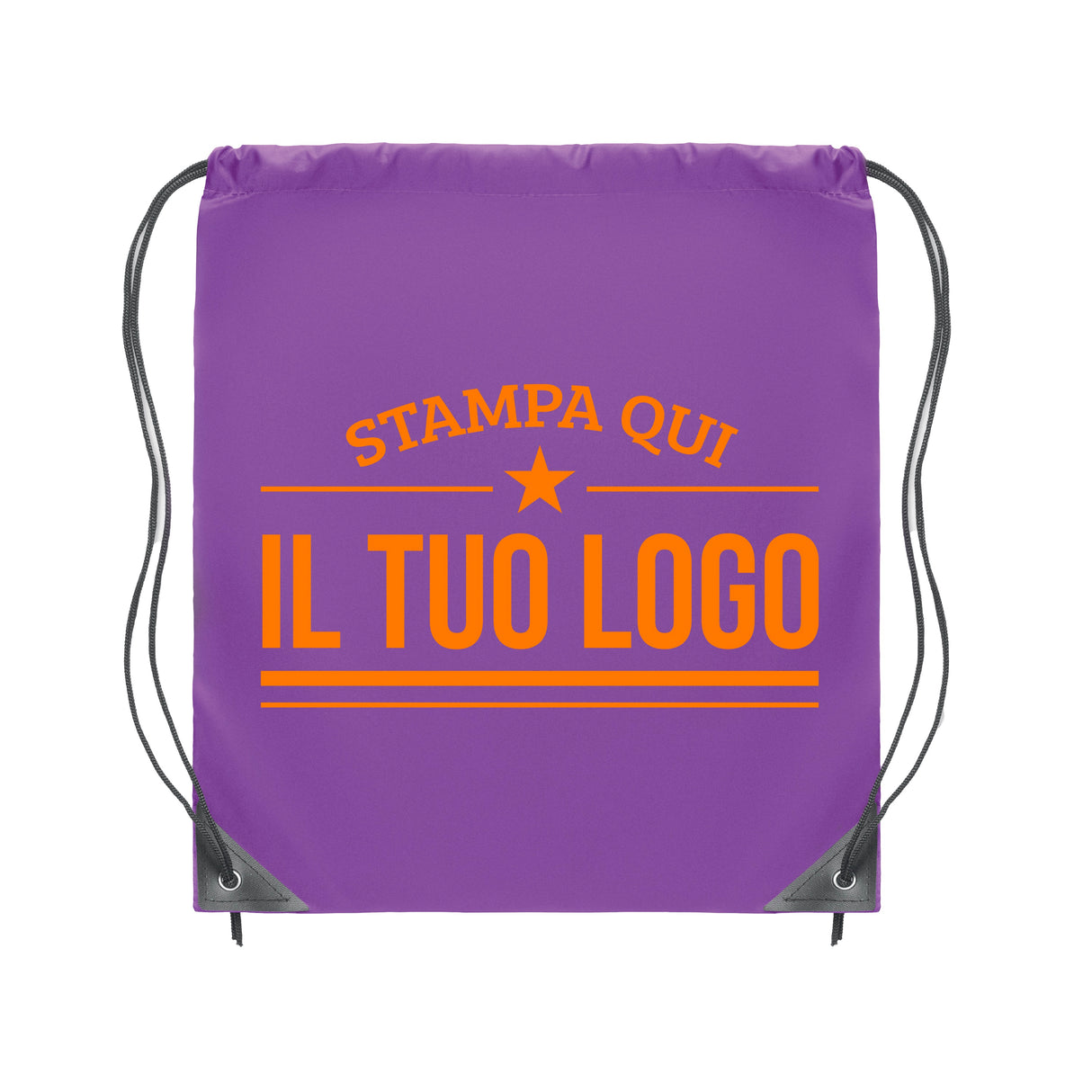Sacca Zaino Personalizzabile, Poliestere 190 t