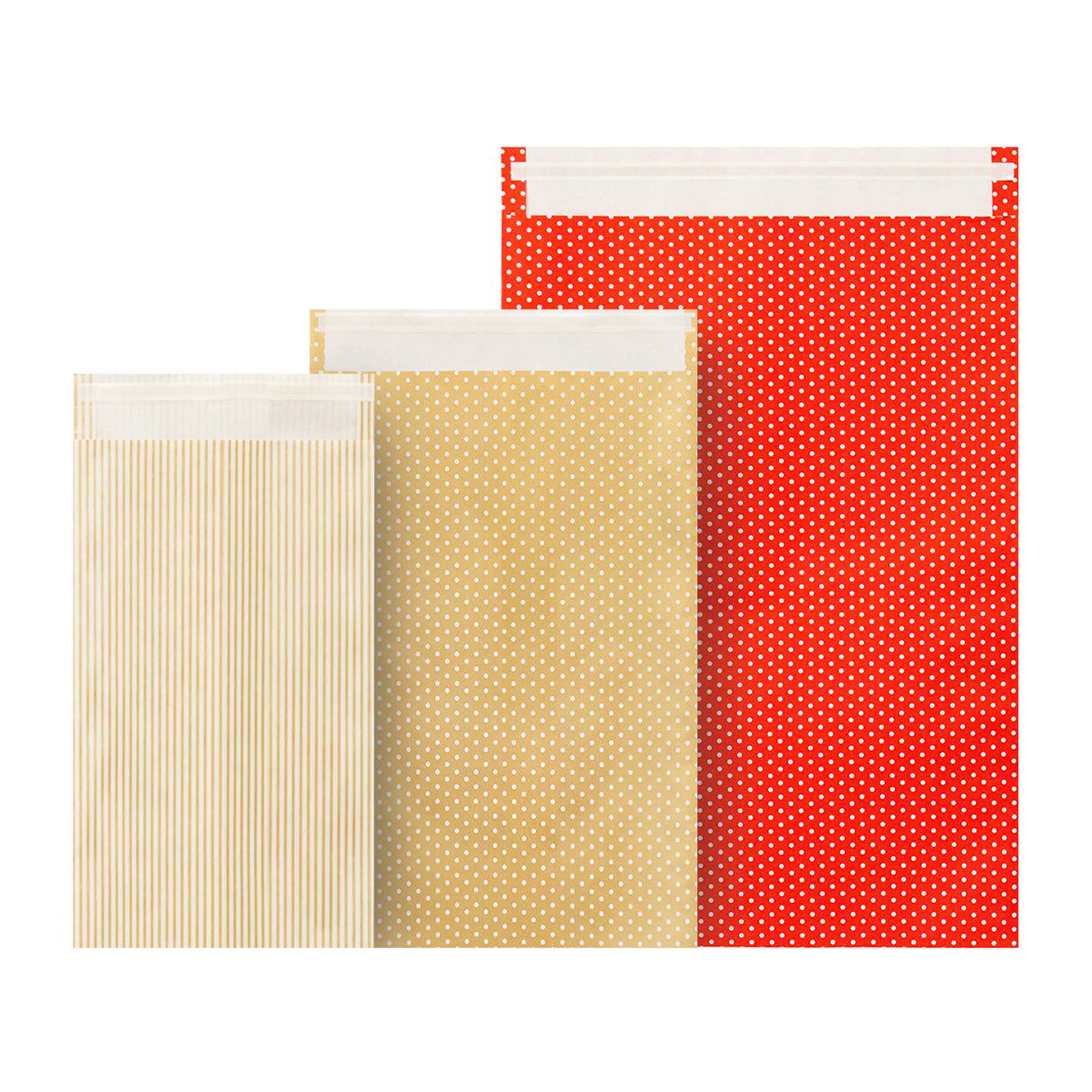 Sacchetto Carta con Patella adesiva Mix