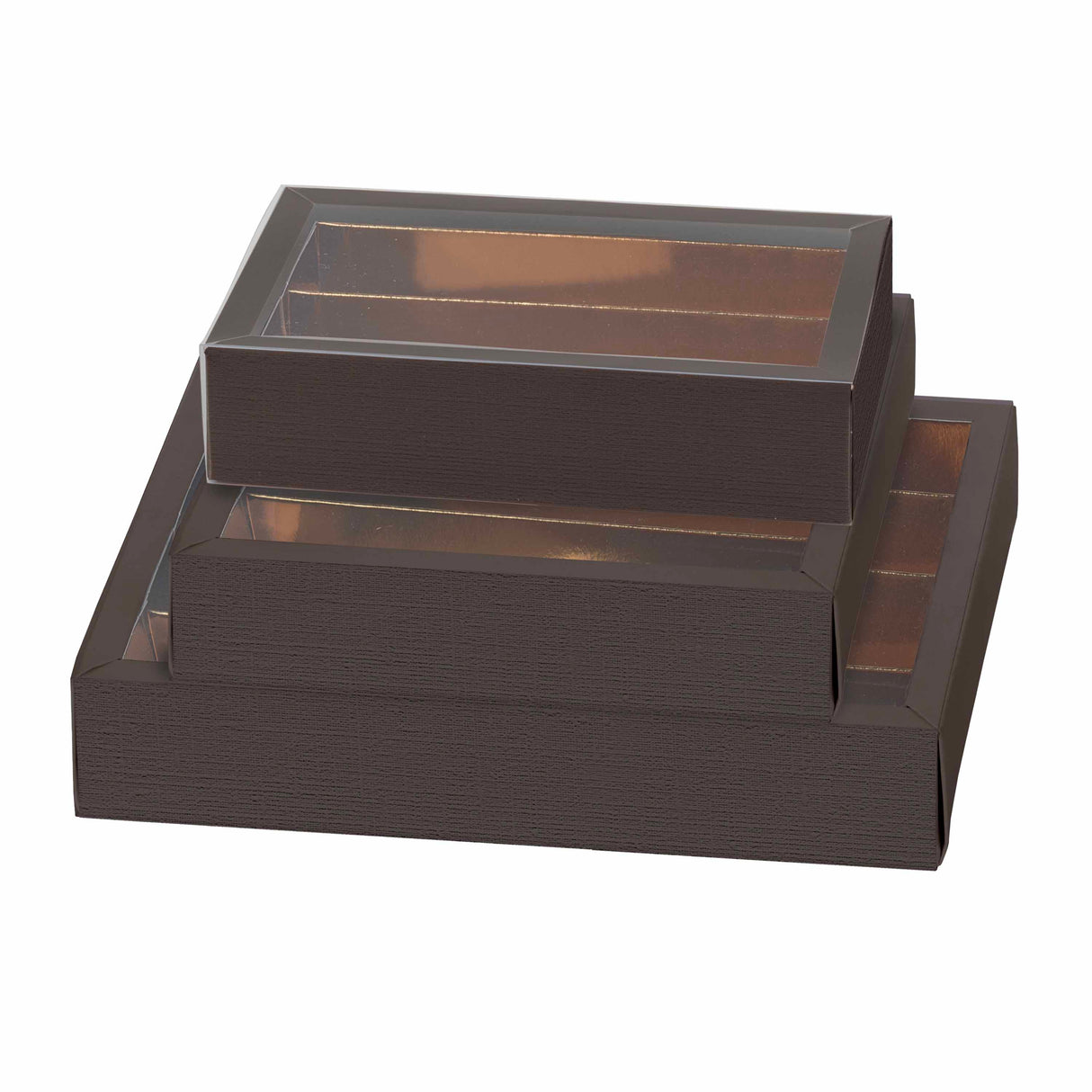 Scatole per Praline con Inserto Interno Oro