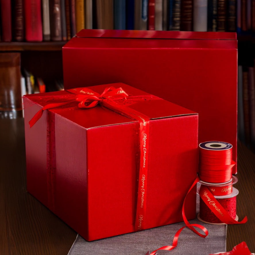 Scatole Regalo Rosse per Confezioni Regalo, modello Luna