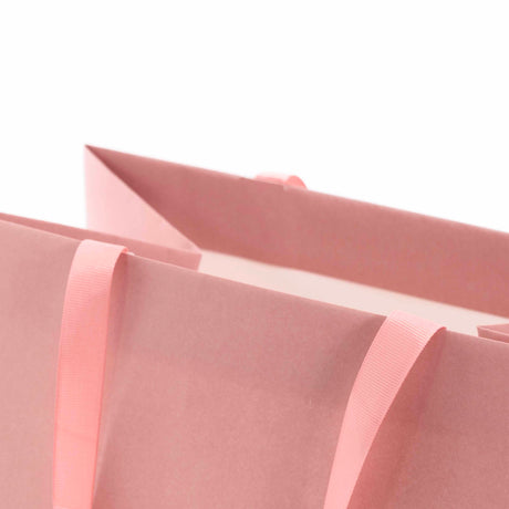 Shopper Carta Elegance con manici Gros Grain Fondo Largo