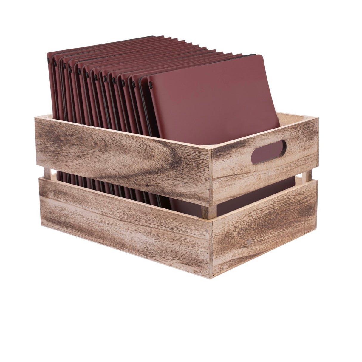Set 3 Cassette in Legno Miele