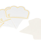 Segnaprezzo plastificati bianco e marrone