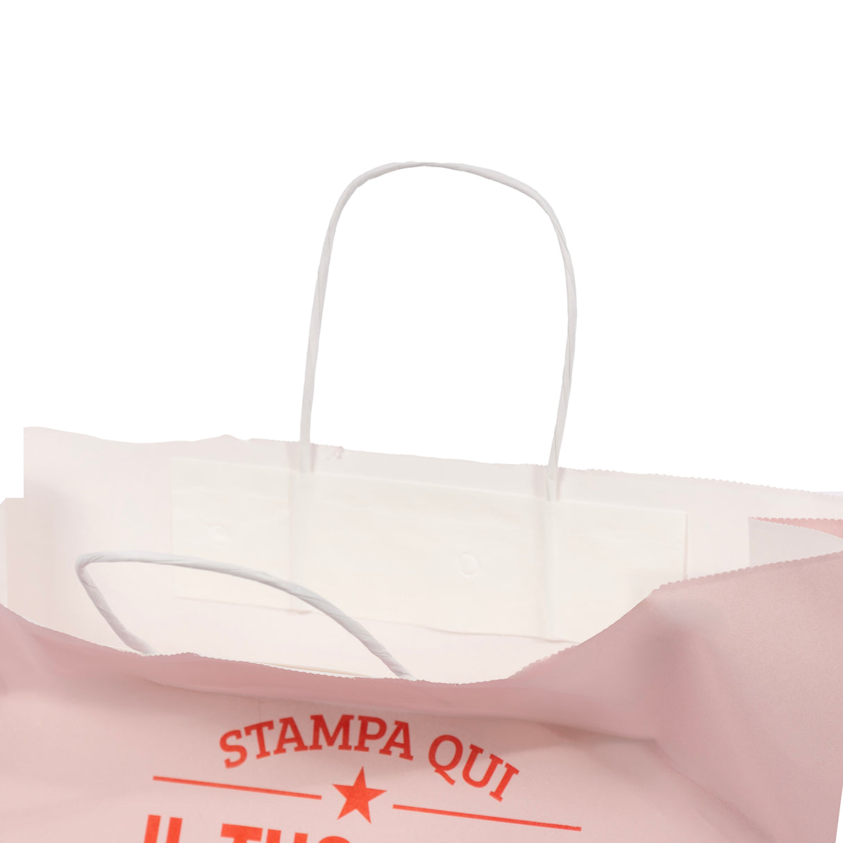 Shopper Natural Pastello Orizzontale con cordino