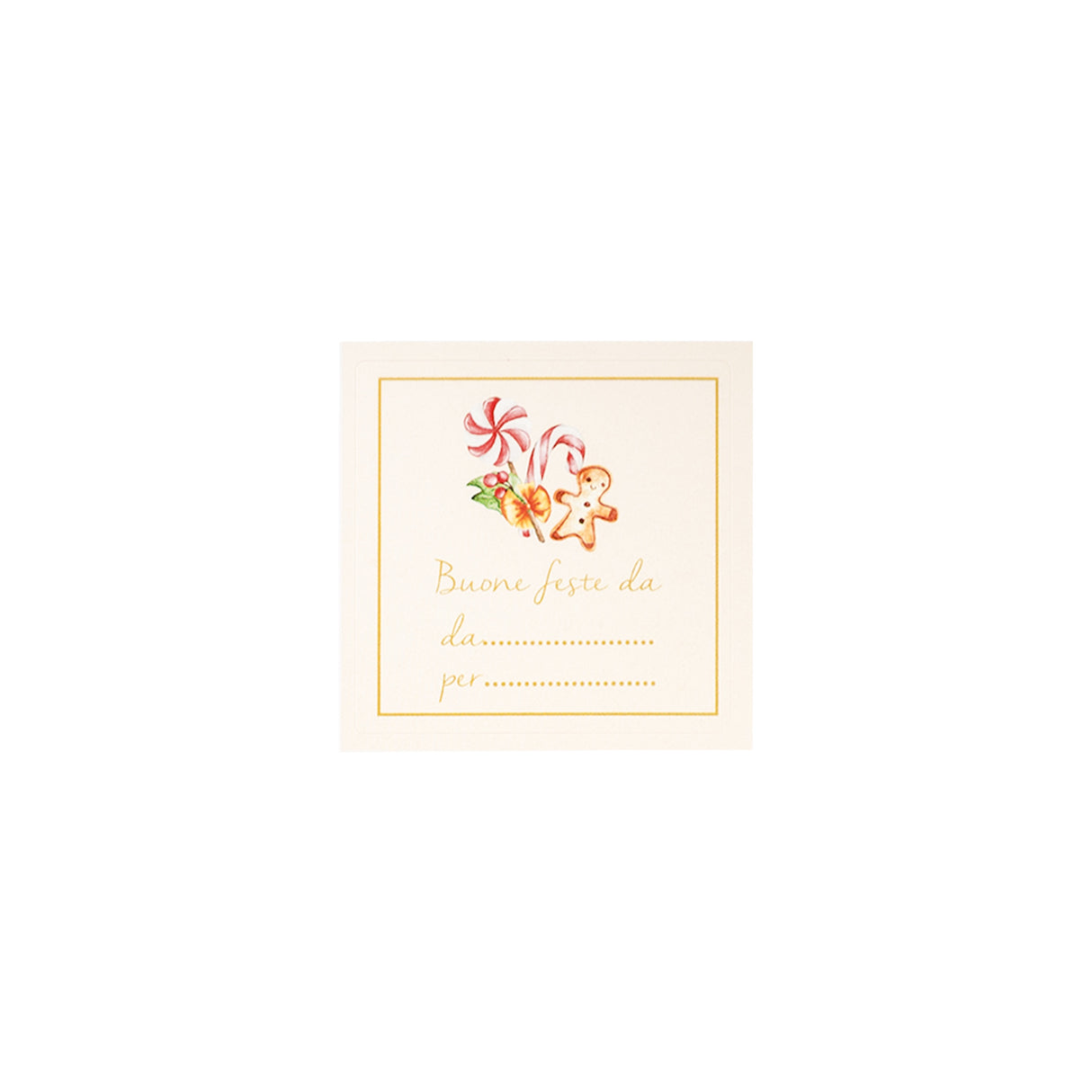 Étiquettes Adhésives Joyeuses Fêtes