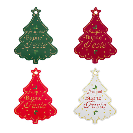 Tag Albero di Natale Buone Feste