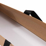 Shopper Carta Elegance Orizzontale con Manico Gros Grain