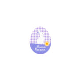 Etchette Buona Pasqua Quadretti cm 3x4