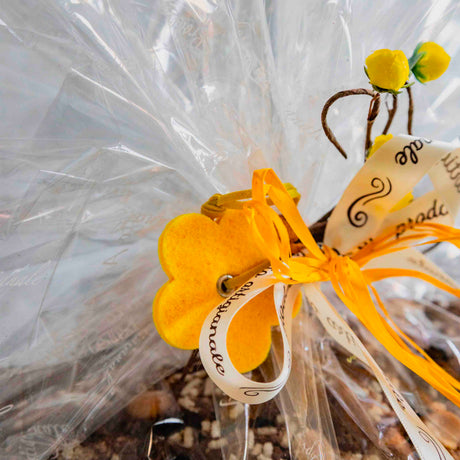 Decorazione Fiori e Farfalle Feltro