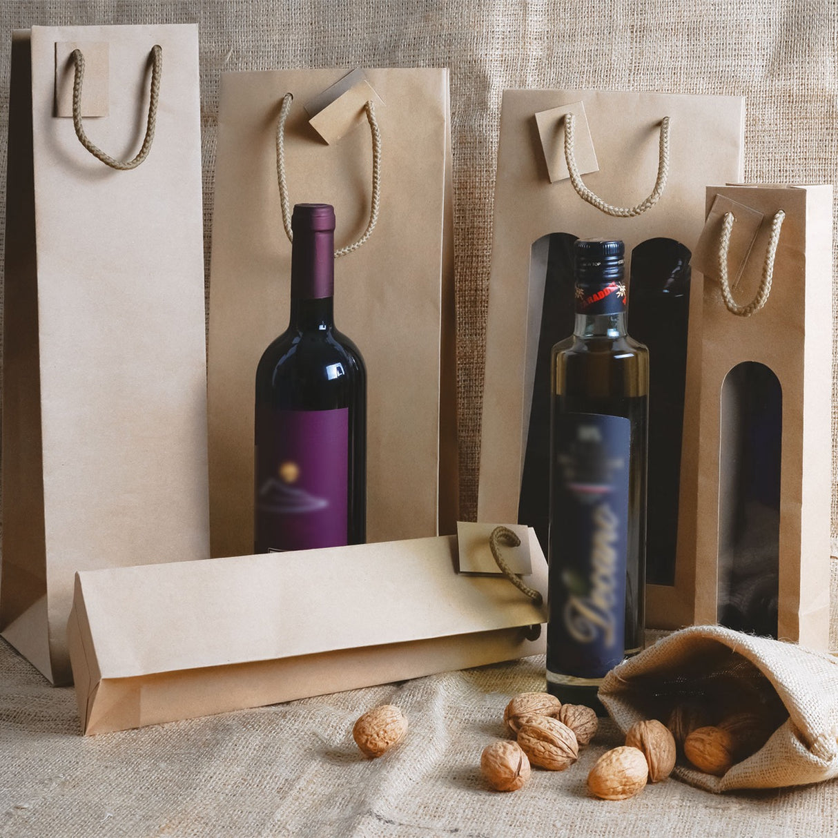 Shopper Natural Edition Avana Per Bottiglie