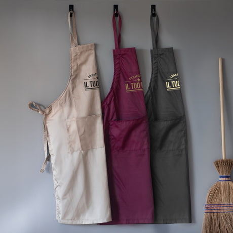 Grembiule Lungo con Tasche Personalizzabile