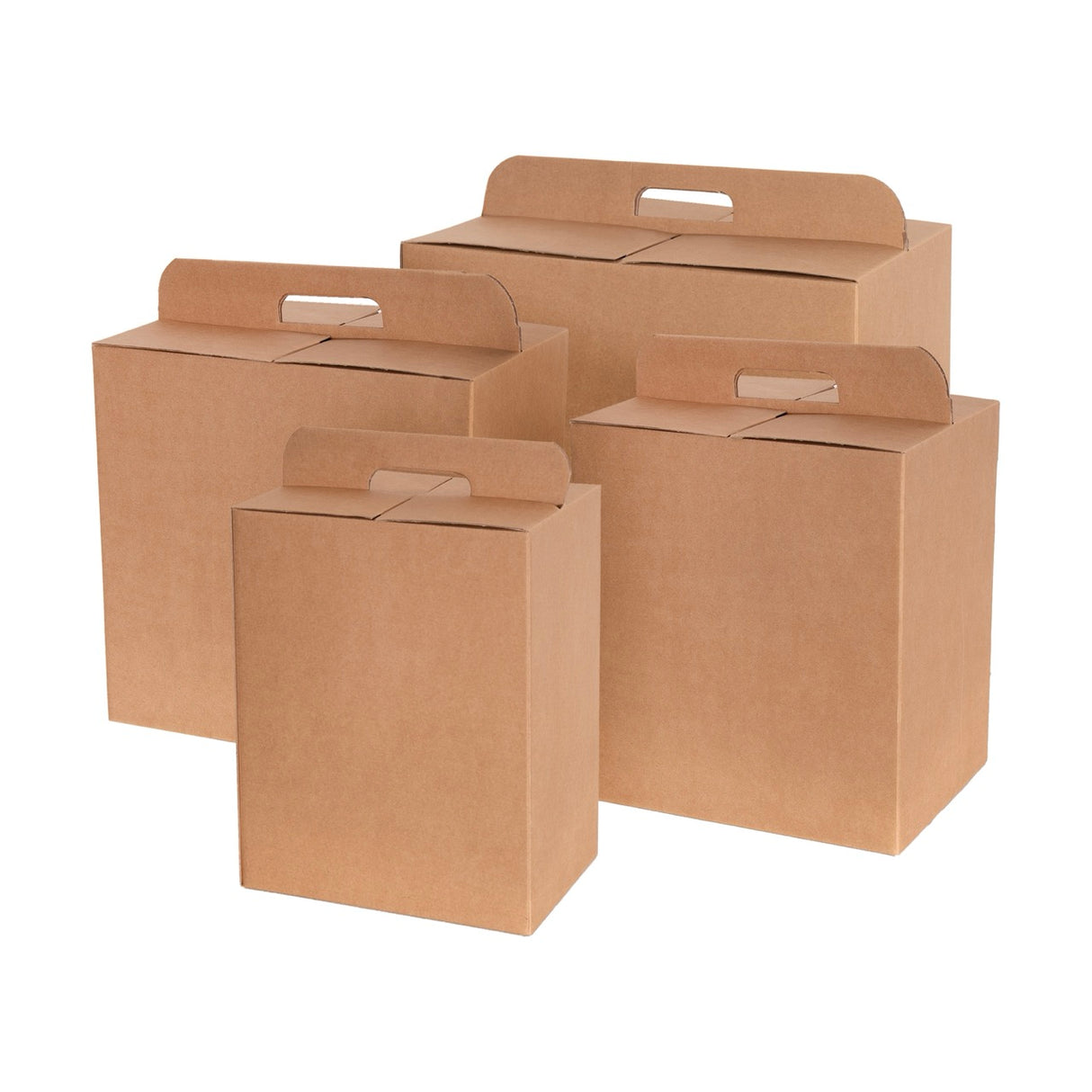 Scatole Cartone Manigliate per Confezioni Regalo Avana