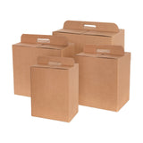 Scatole Cartone Manigliate per Confezioni Regalo Avana